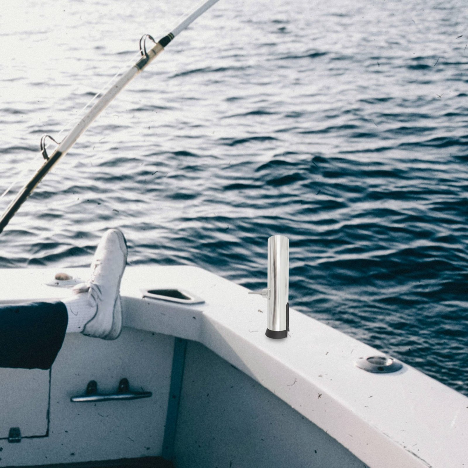 Adjustable Rail Mount Rod Hold - đánh giá và giá Fishing Rod Boat