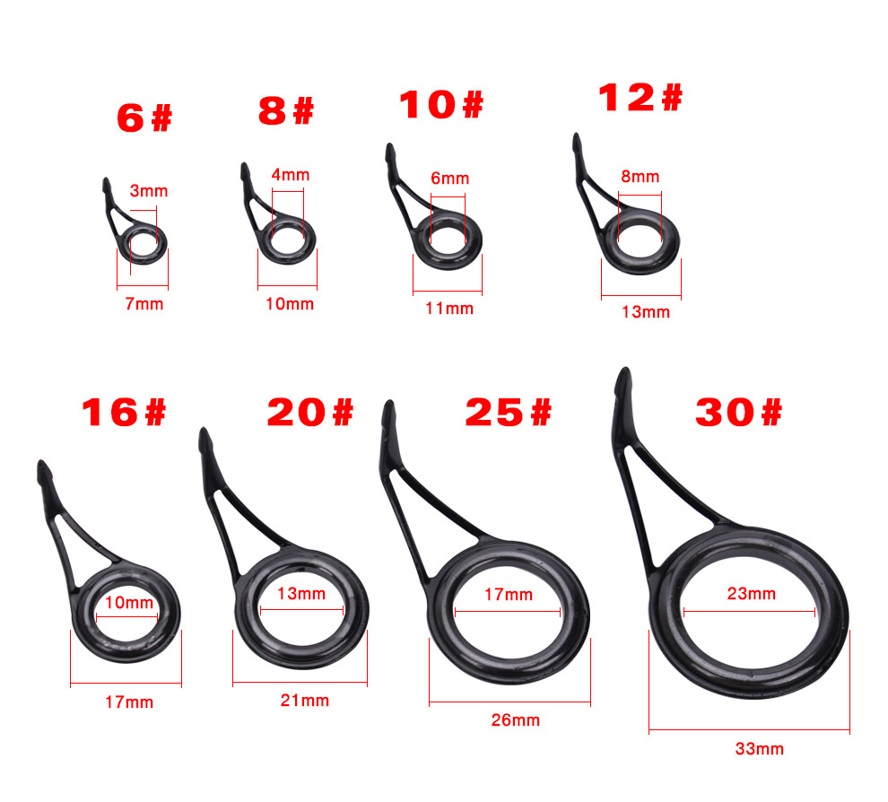 Fishing Rod Guide Ring Stainle - đánh giá và giá Fishing Rod Building Kit