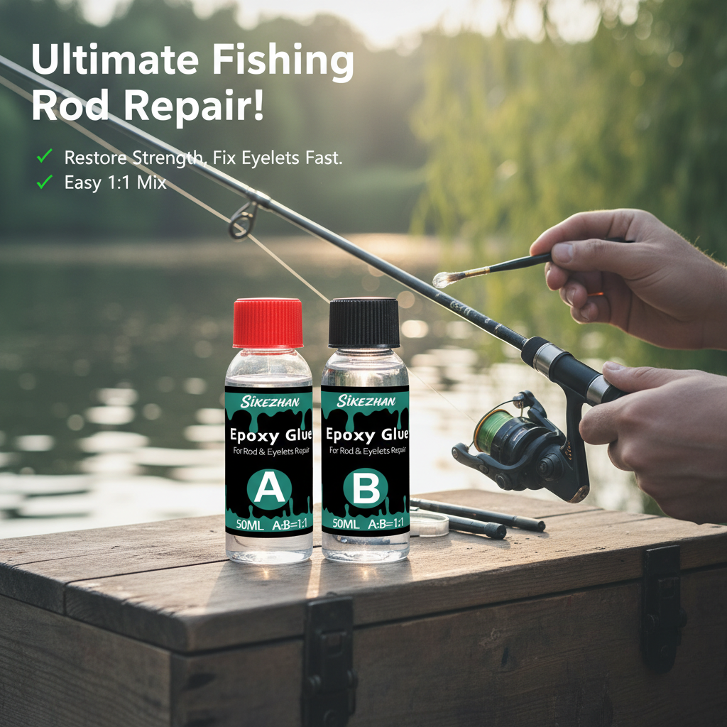 AB Epoxy 1:1 for Fishing Rod R - đánh giá và giá Fishing Rod Guide Replacement