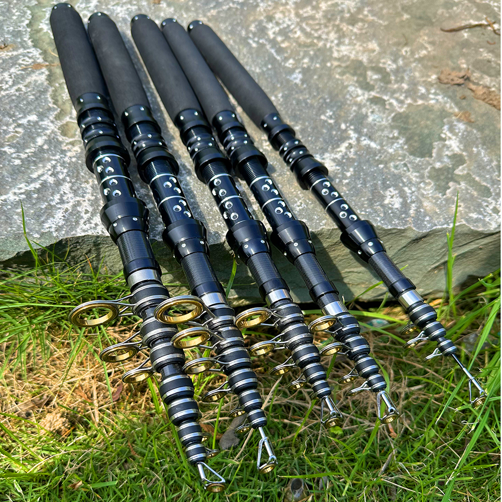1.8/2.1/2.4/2.7/3.0M Telescopi - đánh giá và giá Fishing Rod Casting