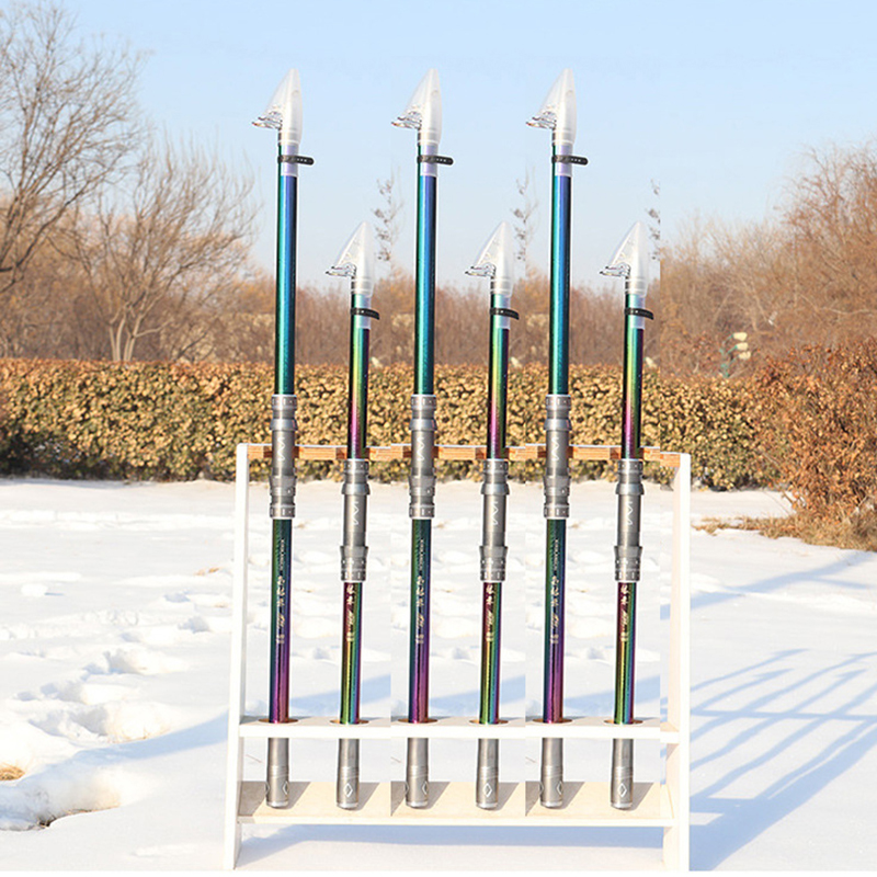 2.1m-4.5m Telescopic Spinning  - đánh giá và giá Fishing Rod Surf