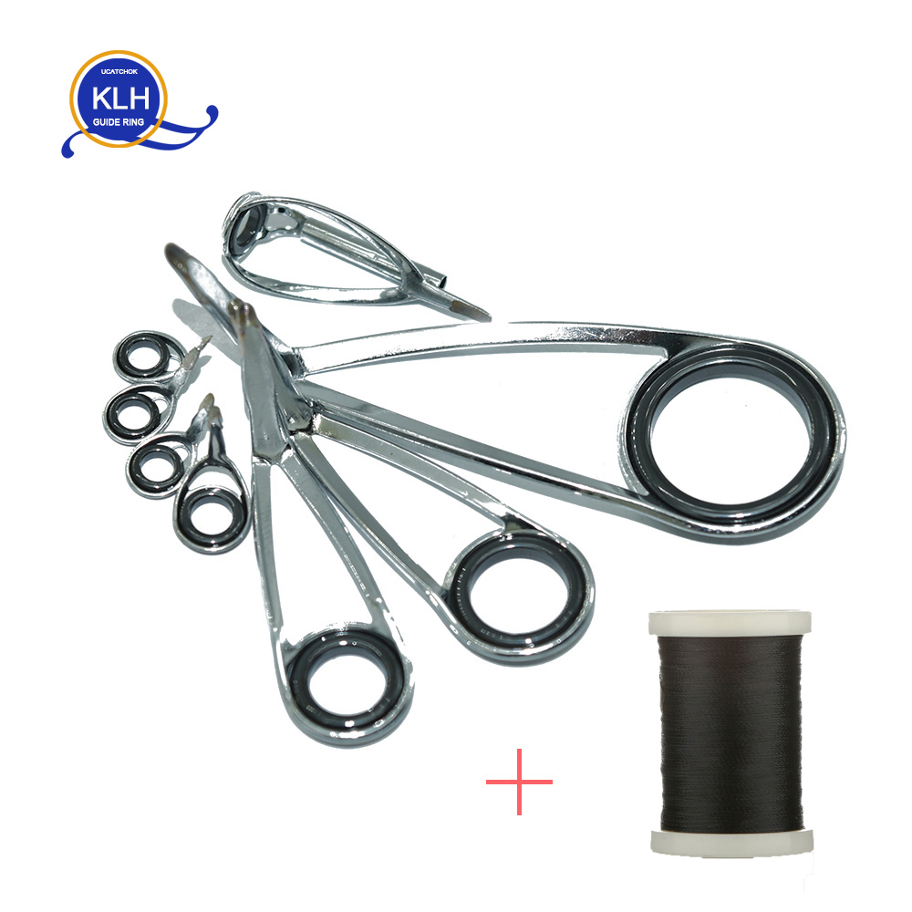 8pcs/Kit KLH Bracket Stainless - đánh giá và giá Fishing Rod Spinning