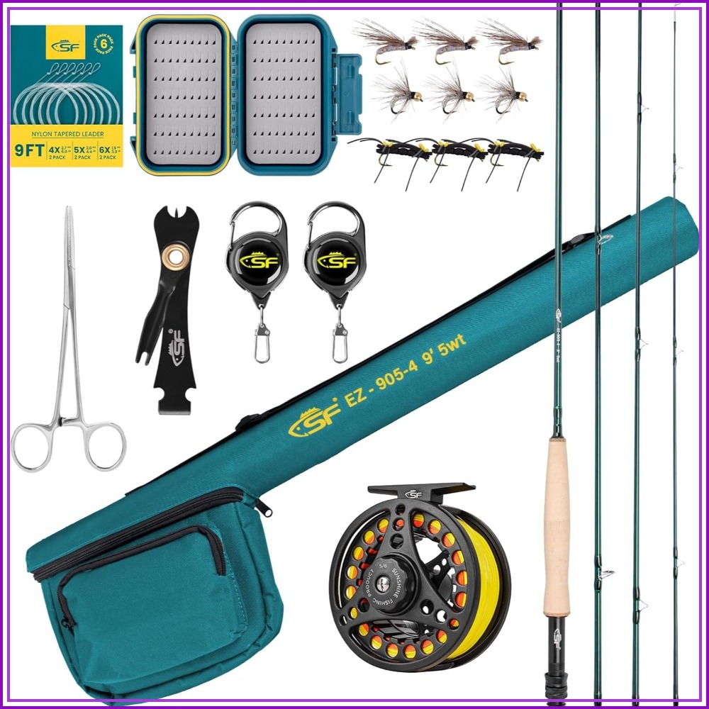 Fly Fishing Rod Combo Starter  - đánh giá và giá Fishing Rod Travel