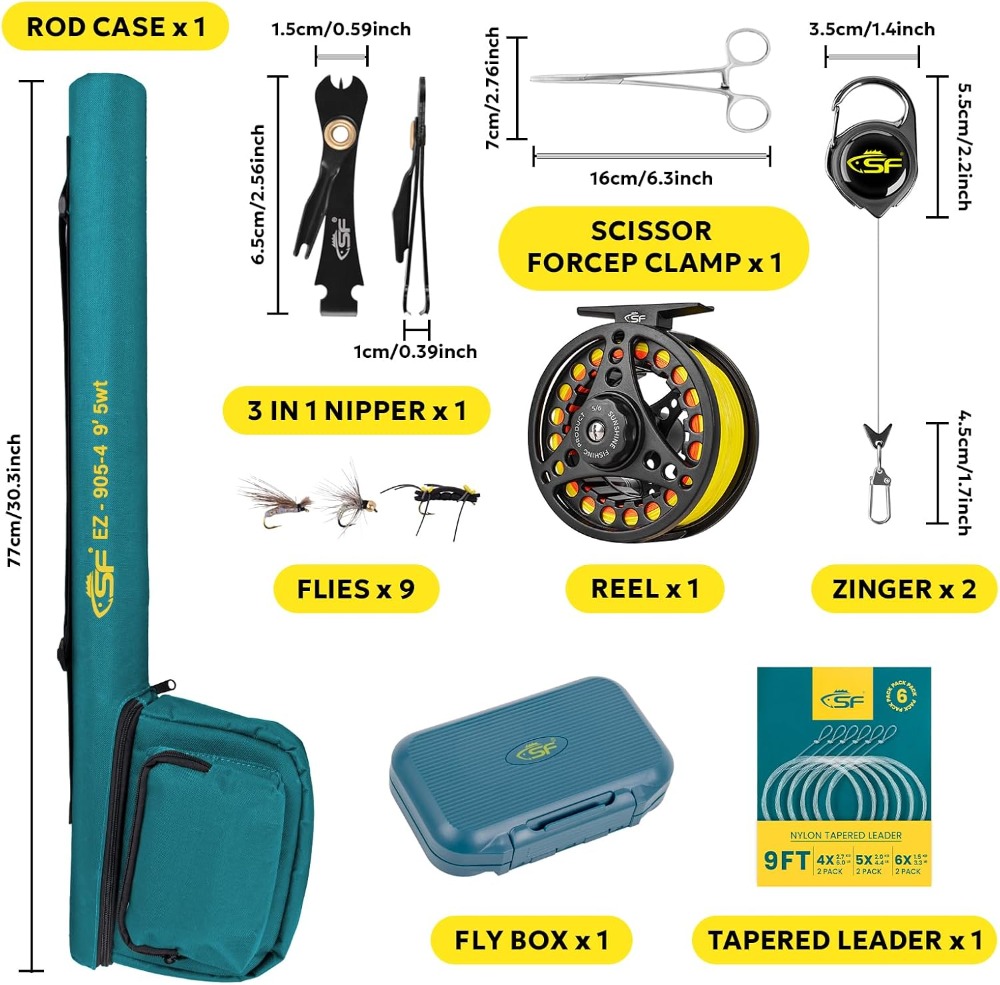 Fly Fishing Rod Combo Starter  - đánh giá và giá Fishing Rod Travel