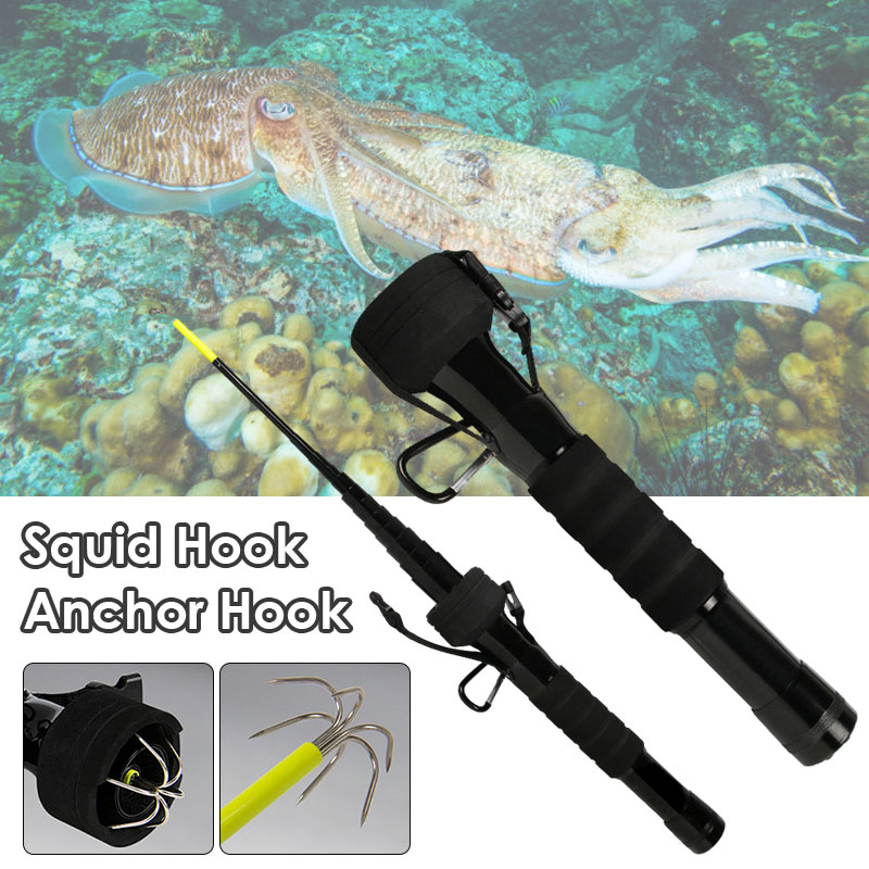 4/3M Telescopic Squid Gaff Anc - đánh giá và giá Fishing Rod Casting