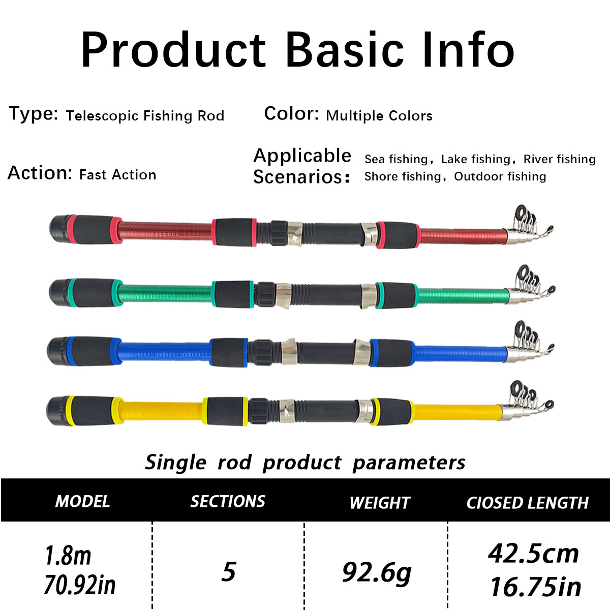 Mini Telescopic Sea Fishing Ro - đánh giá và giá Fishing Rod Spinning