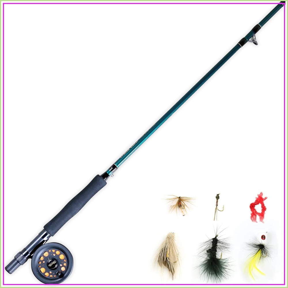 Complete Fly Fishing Kit - 8ft - đánh giá và giá Fishing Rod Fly