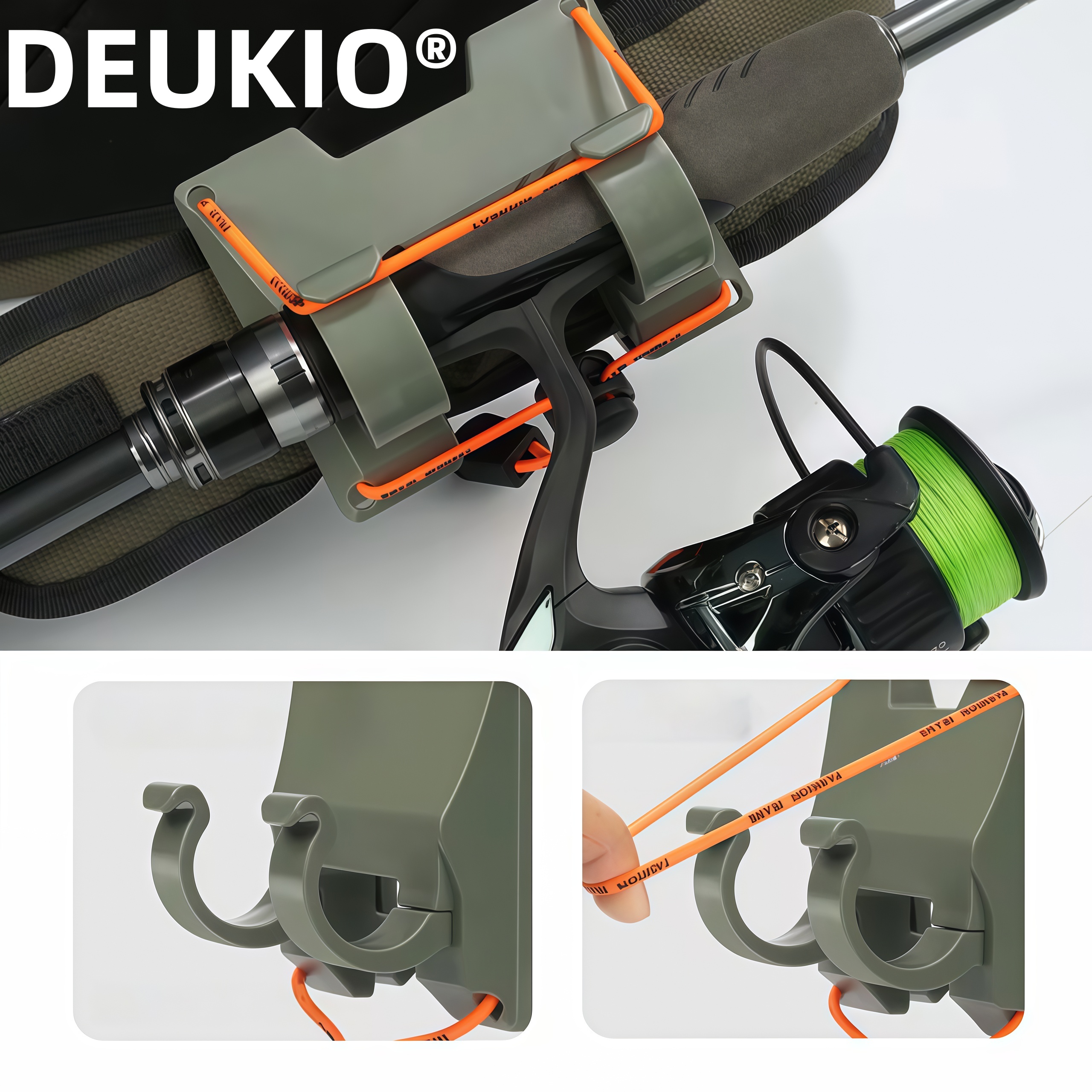 DEUKIO Outdoor Belt Clip Rod H - đánh giá và giá Fishing Rod Spinning
