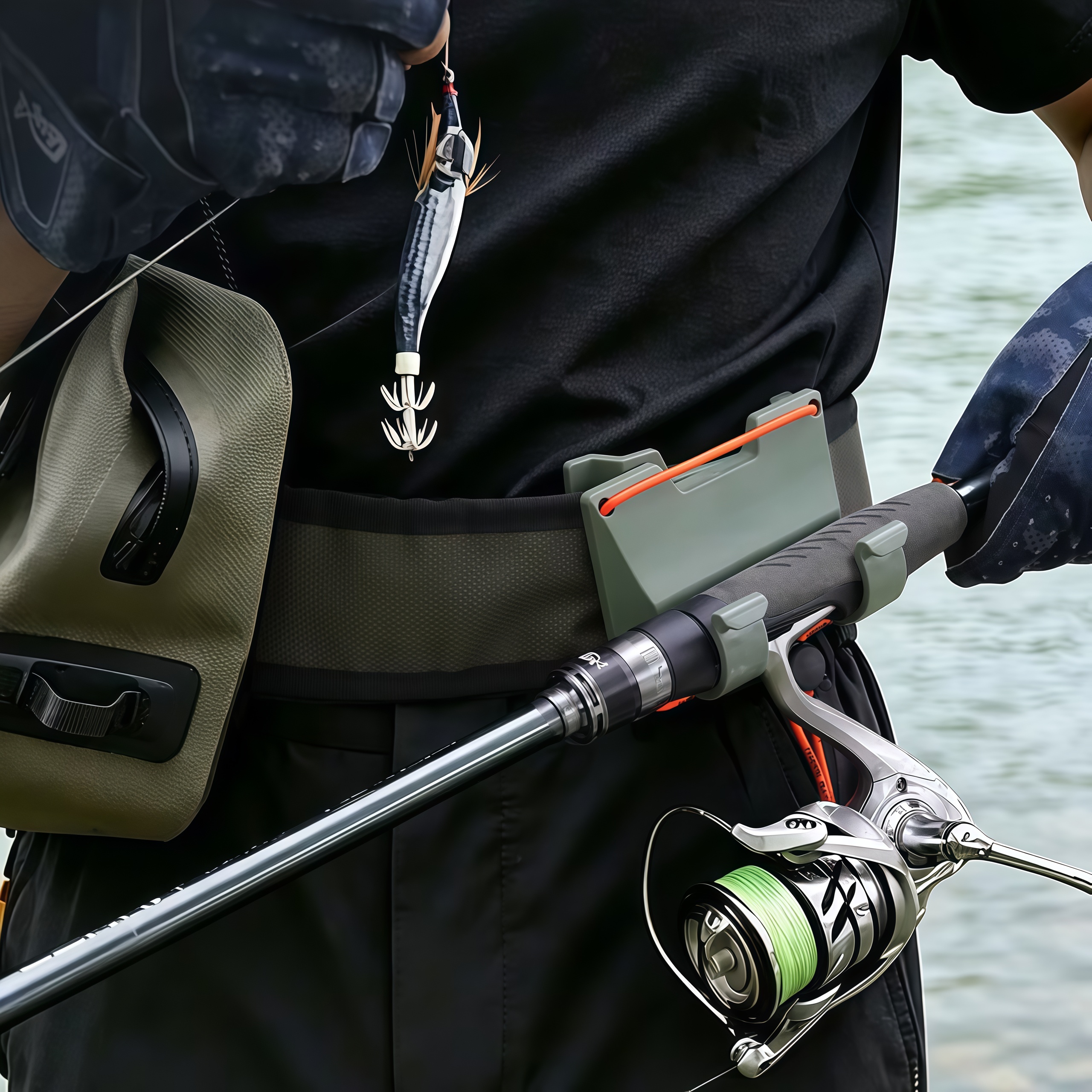 DEUKIO Outdoor Belt Clip Rod H - đánh giá và giá Fishing Rod Spinning