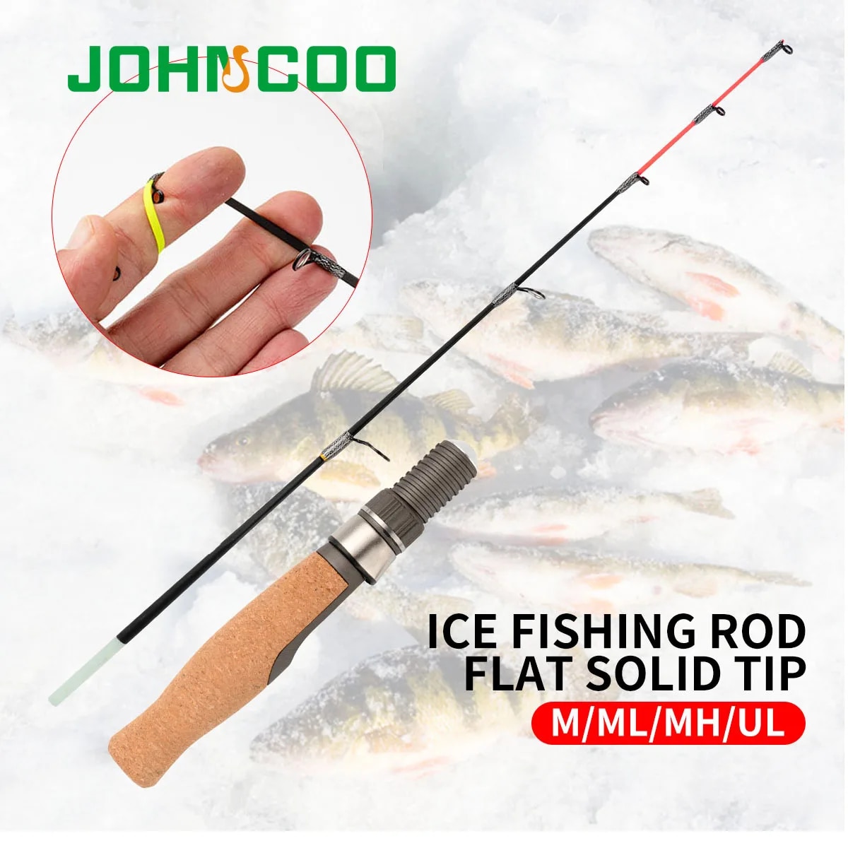 Ice Fishing Rod 50cm UL ML M M - đánh giá và giá Fishing Rod Ice