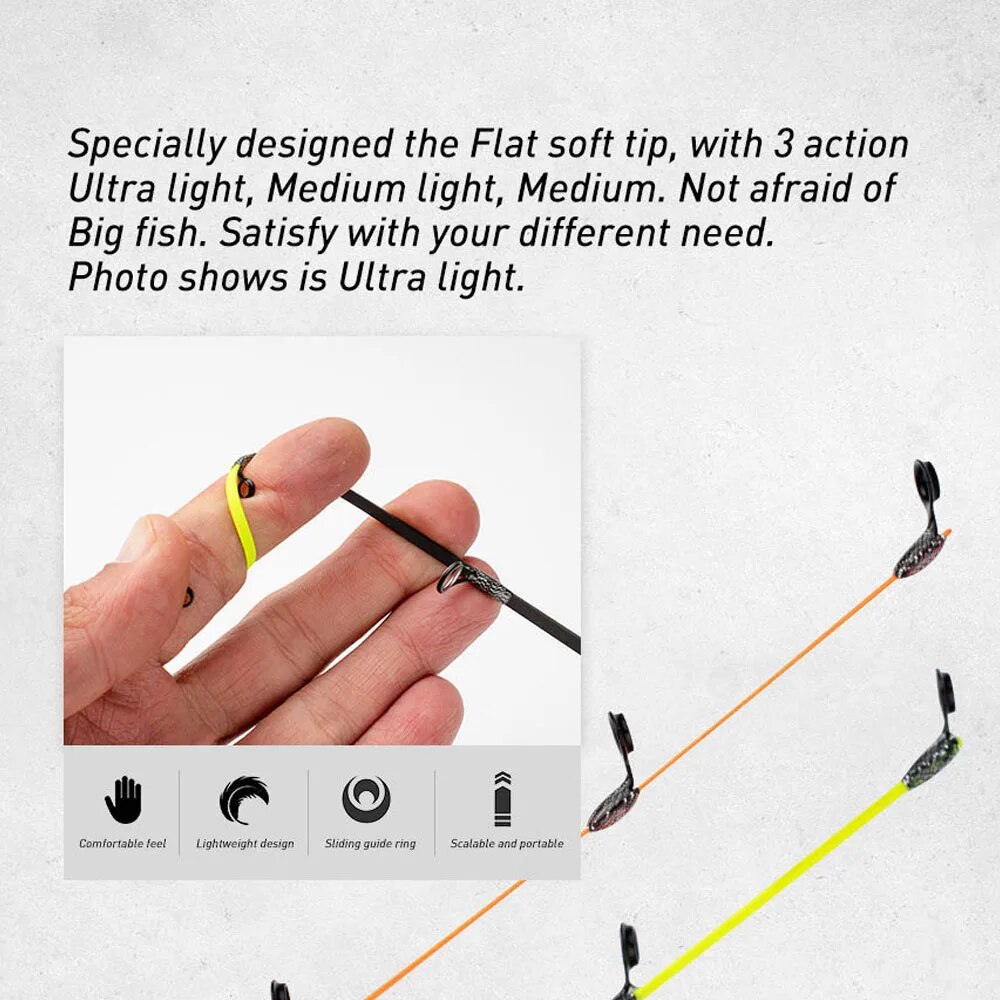 Ice Fishing Rod 50cm UL ML M M - đánh giá và giá Fishing Rod Ice